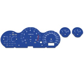 Nissan 350Z MPH-KM/H Dark Blue