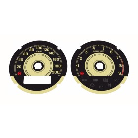 Royal Enfield Continental GT 650 KM/H Custom Gauge Faces