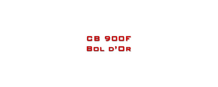 CB 900F Bol d'Or